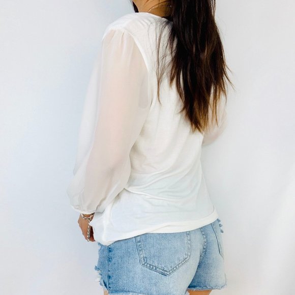 AB STUDIO SCOOP NECK BLOUSE - Picture 4 of 10